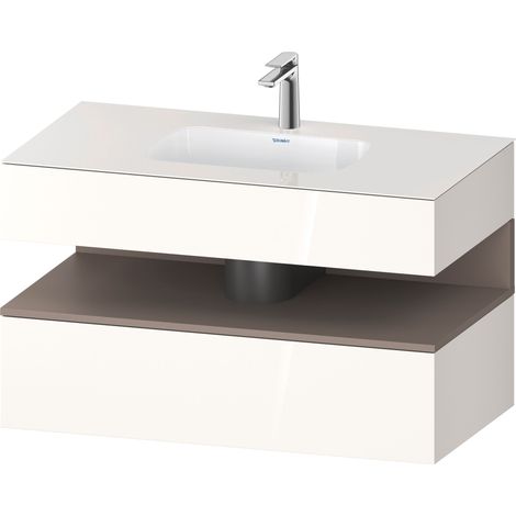 Lavabo empotrado Duravit Collection One con base de lavabo