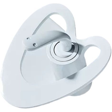 Creative Brass Bathroom Sink Faucet, Hot and Cold Water - White