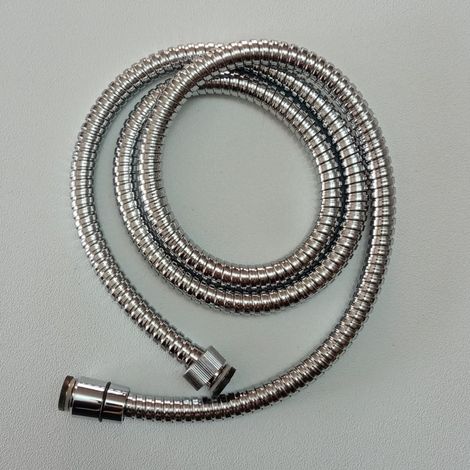 Tubo flessibile cromato da 1/2 da 150cm per soffione doccia e vasca (1/4)