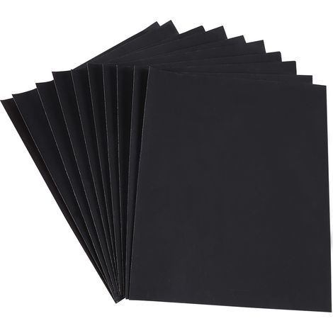 Packung mit 10 Blatt wasserfestem Schleifpapier zum Trocken- und Nasspolieren (Körnung 800) (1/2)