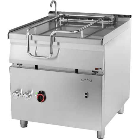 Sauteuse basculante automatique électrique 80 l fond en inox REDFOX - BRM 90/80 E/N - REDFOX