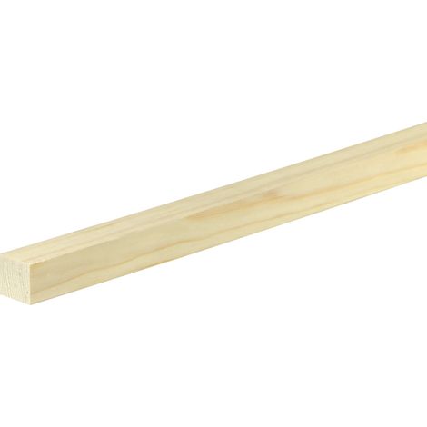 FN Neuhofer Flachleiste 240 cm 23 x 23 mm Fichte/Kiefer Leisten (1/2)