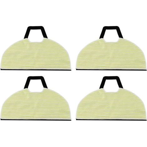 Lntyq Lot de 4 serpillères lavables et réutilisables en microfibre pour aspirateur robot RV2610WA AV2610WA RV2620WD RV2610WFUS RV2410WD (1/5)