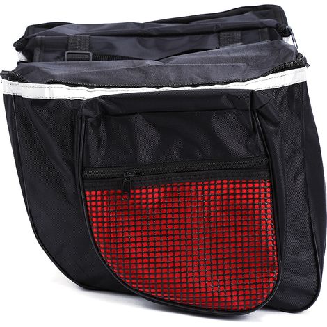 Porte-bagages arrière pour vélo 25L avec sacoche double (1/5)