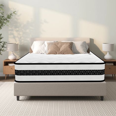 Yidatong – Matelas mémoire de forme 140x190 cm – Hauteur 26 cm – Confort ferme – 7 zones – Mousse polyuréthane haute densité – Housse respirante