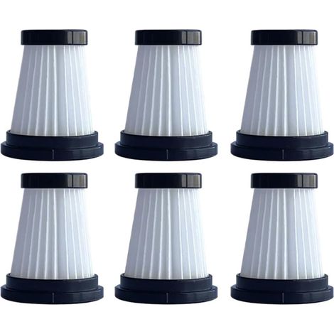 Filtros de repuesto para aspiradoras inalámbricas y de mano K12, K12 Pro y K13, compatibles con MOOSOO (paquete de 6). (1/4)