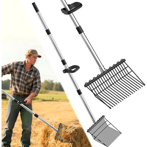 Fourche de Jardin en Acier - Fourche à fumier (1/5)