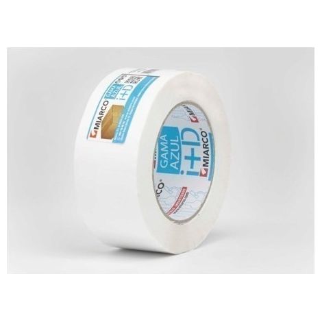 Cinta Adhesiva 48Mmx132Mt Embalaje Polipropileno  Blanco Gama Azul Miarco