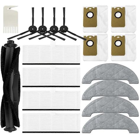 Pour Honiture Q6 Pro Brosse principale Brosse latérale Filtre Chiffon à poussière