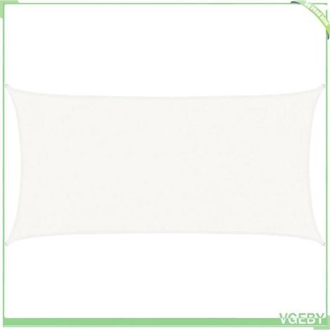 Voile d'ombrage - FAFEICY - 311245 - 160 g/m² - Blanc - 7 x 4 m (1/5)