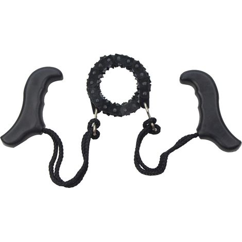 Hand Saw - Folding Wire Saw with Shark-Tooth Blades - For Camping Hiking Gardening Emergency Use - 1 Piece (1/5)