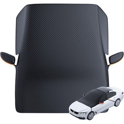 Mantas anticongelantes - Funda para parabrisas de coche para hielo/nieve (con fundas para retrovisores laterales), apta para camionetas y SUV. (1/2)