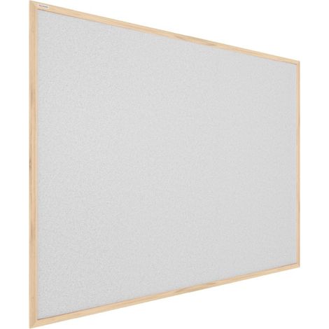 Tableau en Liège Gris Clair avec Cadre en Bois 100x80cm
