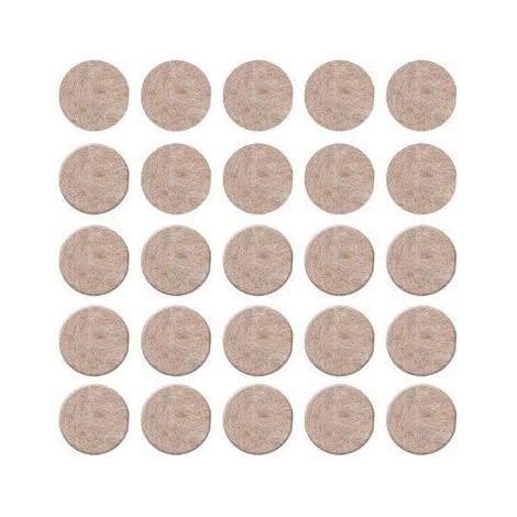 Patin Feutre Adhésif Beige 13mm Protection De Surface, Adhésion Forte - Scotch (1/2)
