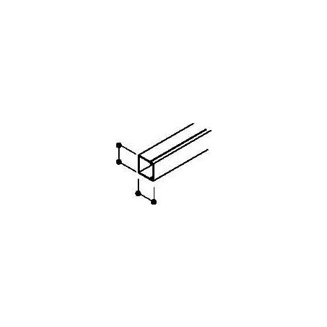 OBO Bettermann Wand- und Deckenkanal mit Bodenlochung 40x40x2000 Polyvinylchlorid lichtgrau RAL 7035, 2 Meter, 6027016 (1/2)