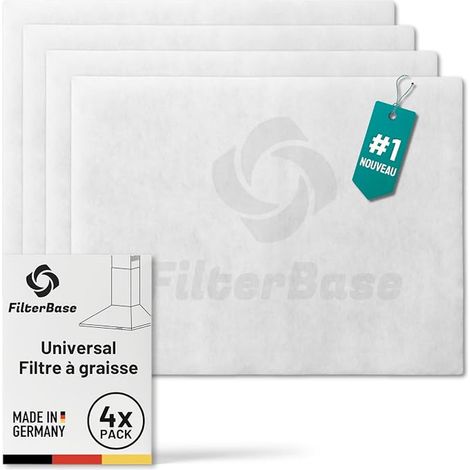 Universal Cooker Hood Grease Filters 52 x 40 cm Can be Cut to Size Cooker Hood Filter (1/2)