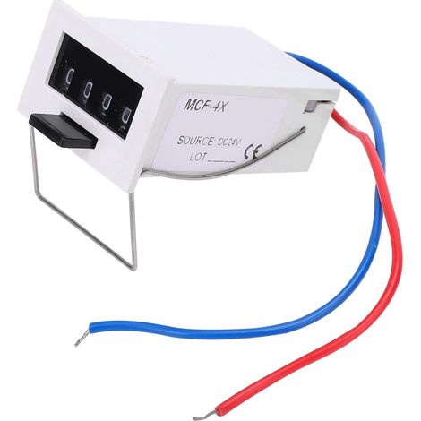Compteur d'impulsions électromagnétiques Machine de découpe par soudage par ultrasons MCF-4 1,5 W DC24 V (1/5)