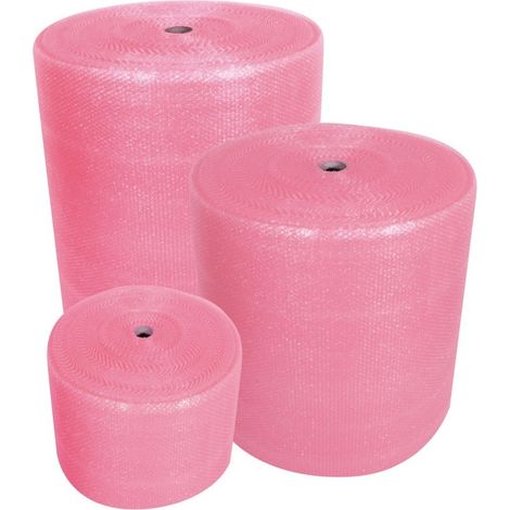 Film bulles antistatique petites largeurs 50cmx50m - COLIS 3 ROULEAUX (1/3)