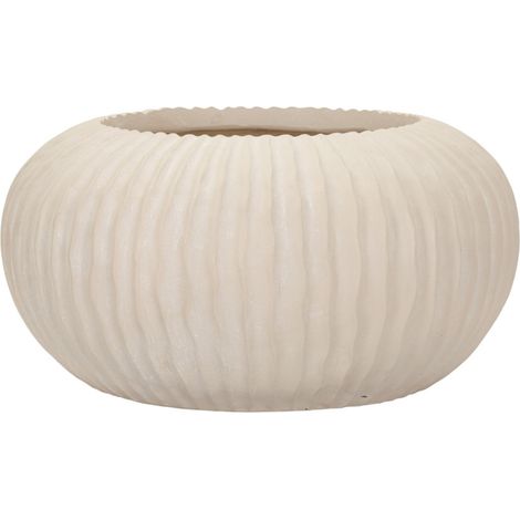 Cache-Pot Design "Mist" 35cm Crème (1/4)