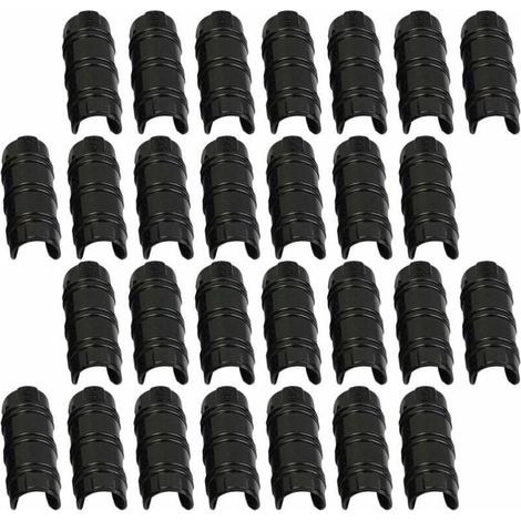 30pcs 32mm Serre Clips,Pinces à Tuyau pour la Fixation des Housses au Jardin Serres,des Films,des Plantes, (1/5)