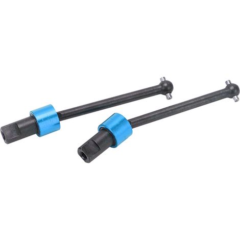 Lot de 2 arbres de transmission CVD pour voitures RC : haute dureté, durables, stables et faciles à assembler. Compatibles avec Traxxas, LaTrax et TetonBlue. (1/5)