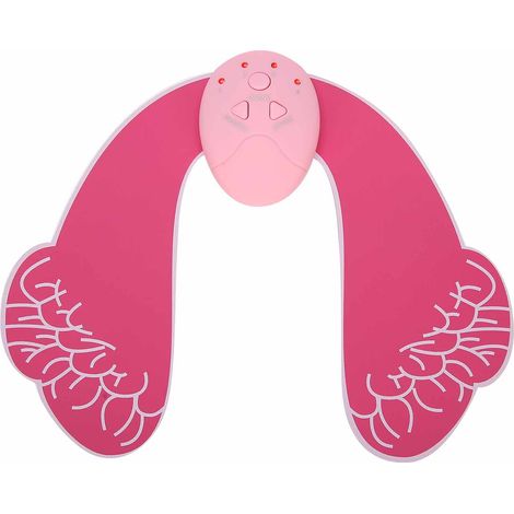 Entraîneur de hanches électronique tonifiant muscles fessiers stimulateur de fesses rose et rouge (1/5)