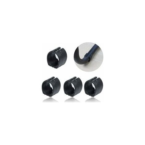 Lot de 50 patins de chaise en plastique PE 25 mm – Protection sols – Installation sans colle – Pour meubles en bois dur (1/5)