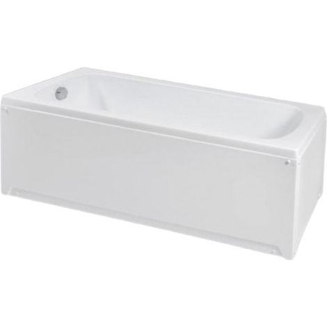 Baignoire Valérie avec tablier - 150-170x75cm - Dimensions: 150x75cm (1/3)