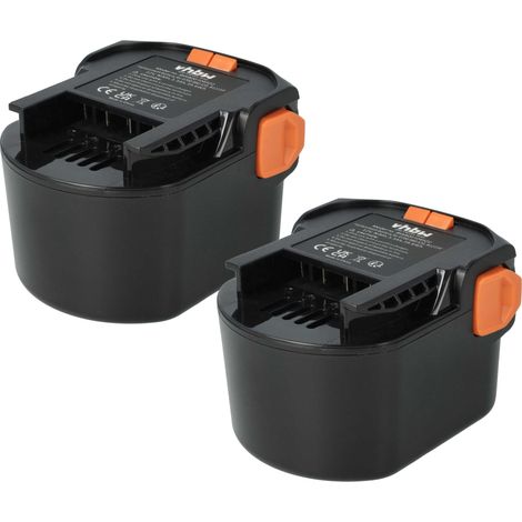 vhbw 2x batteria sostituisce AEG 0700 980 320, M1230R, B1220R, B1215R per utensile (3300 mAh, NiMH, 12 V)
