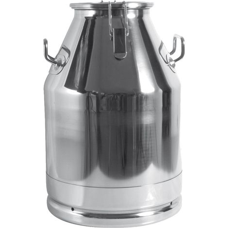 Bidon de lait pour transport en acier inox 30L