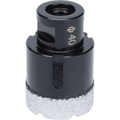 Foret diamanté brasé Sous Vide, Ouvreur Noir, Vis d'aspiration, Foret pour Marbre M14, Outils Brasés (1/5)