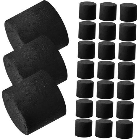 Chauffe-Mains Rond Charbon de Bois Léger et Portable pour Bureau ou Foyer, Brûleur de Parfum Charbon Aromatique de Bloc Rond, (1/5)