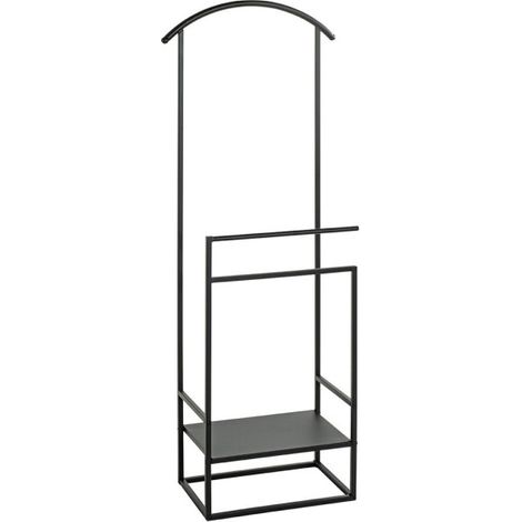 Valet de Chambre Design "Lydia" 128cm Noir (1/5)