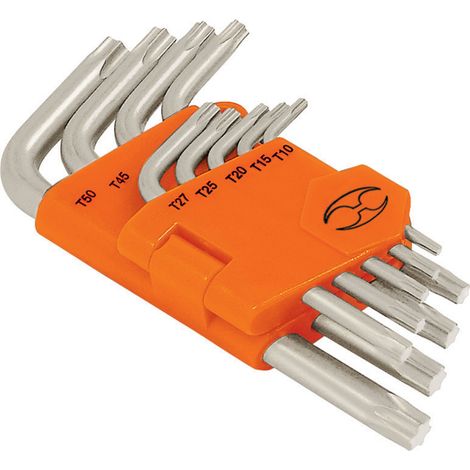Juego llaves Torx - 9 piezas