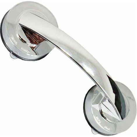 Poignée de Porte à Ventouse, Réfrigérateur Poignée de Porte de Salle de Bain,Bec de Cane,Solide et Exquis,Parfait pour Salle de Bain (Argent) (1/4)