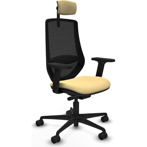 Sedia da Ufficio Piqueras y Crespo D036N2W Crema (1/5)
