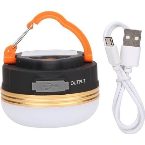 MEIHE 300 Lumen USB-wiederaufladbare magnetische LED-Campinglampe für die Außenbeleuchtung (Goldring) (1/4)