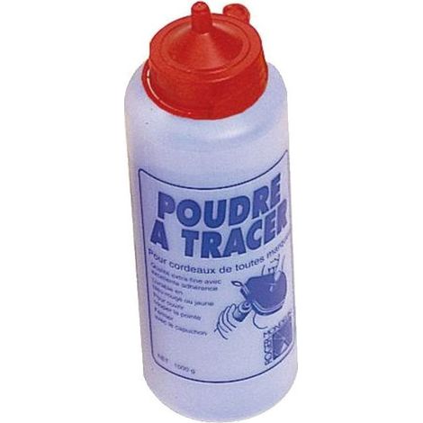 Mondelin – Poudre à tracer 1kg – Très fort pouvoir marquant – Excellente tenue sur toutes surfaces – Pour chantiers intérieurs et extérieurs