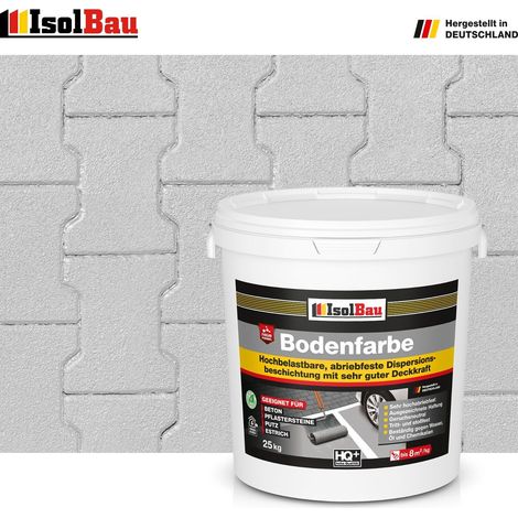 Bodenfarbe Betonfarbe Steingrau 25 kg Bodenbeschichtung Fußbodenfarbe RAL Farbe (1/5)