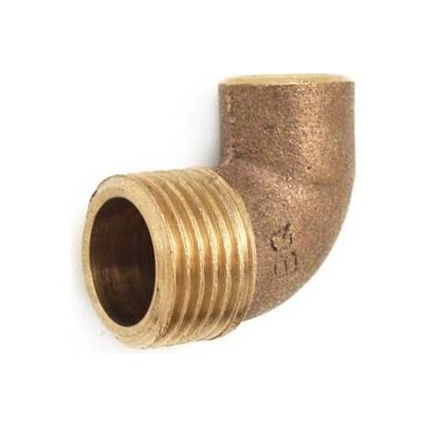 COUDE EN BRONZE MF À SOUDER Dimensions : 3/4 x 28