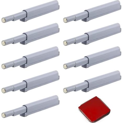 10 Pcs Magnetische Türschnäpper Push to Open Türöffner Druck Touch Release Schrank Magnet Magnetische Entriegelungsriegel (1/5)