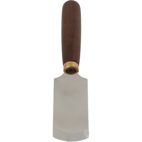Outil de coupe rond robuste et facile à manier, idéal pour la découpe artisanale du cuir. Manche en noyer. (1/5)