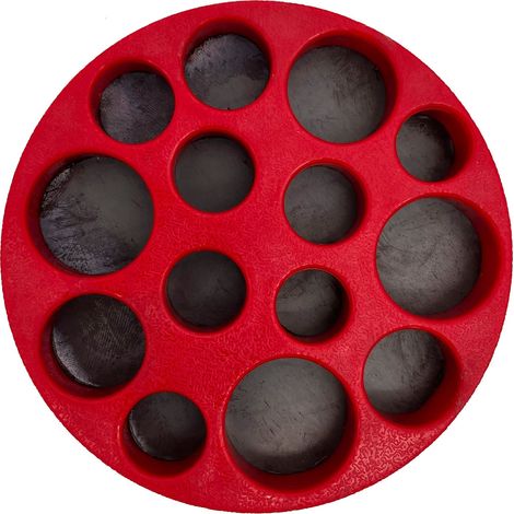 Magnethalter rund für 14 Stecknüsse 3/8 Zoll Nusshalter Organizer (1/5)