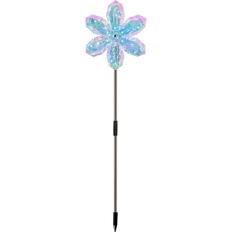 TrendLine LED Stecker Blume 30 LED 19 x 63 cm weiß