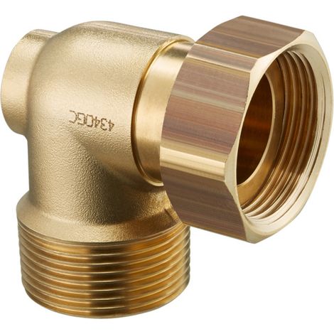 OV Anschlusswinkel 40x49mm m Hahn G 1 1/4Z ÜMxR 1 1/4Z AG (1/2)
