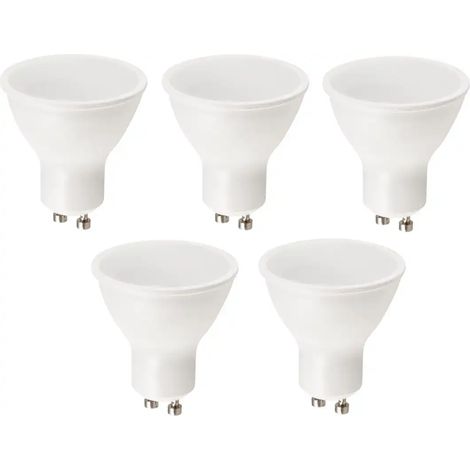 Velamp lampadina LED Spot - Attacco GU10 - Ampiezza fascio luminoso 110° - Tensione 230V - Potenza 8W Equivalenti 60W - Luminosità 806lm - Temperatura colore 4000K (luce naturale) (1/6)