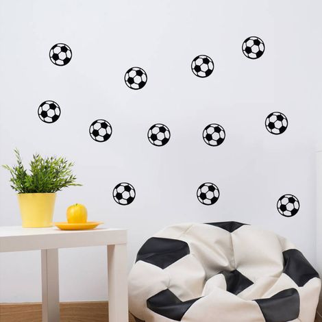 Sticker mural football, autocollant mural de soccer, décoration murale à faire soi-même pour chambre ou salon (1/5)
