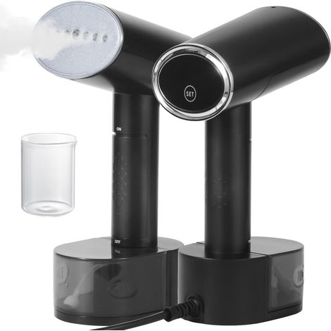Defroisseur Vetement Portable, 1600W Fer à Repasser, 15 secondes Réservoir de 300 ml, Fer de Voyage, Tous textiles, pour Bureau, Maison, Voyage, Gant de Repassage (1/5)