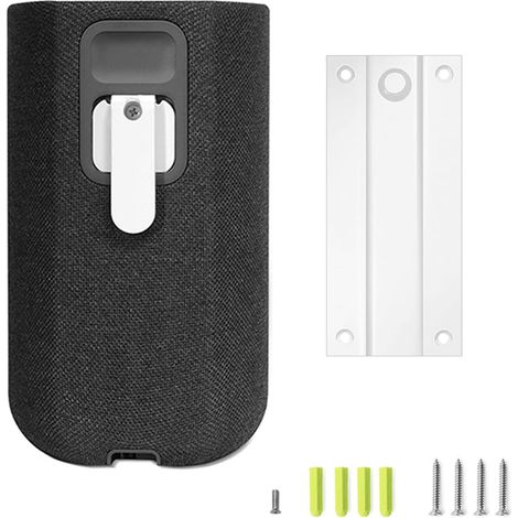 Lot de 2 supports muraux pour haut-parleurs arrière sans fil SA-RS5, support de barre de son surround en métal, accessoires de montage audio domestique (blanc) (1/5)