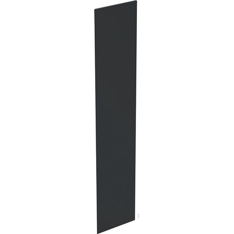 Porte de haute armoire GE, 36x180cm, noir mat